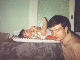 Ian Curtis with his daughter Natalie